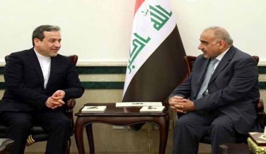 عبد المهدي يبدي استعدادا لبناء منطقة مشتركة مع ايران