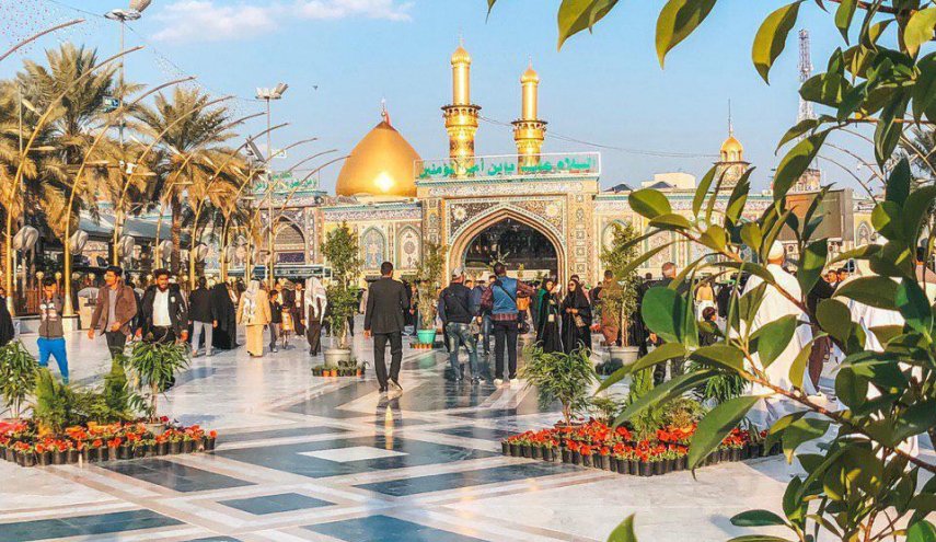 بين الحرمين تتزين في ذكرى ولادة الصديقة الكبرى فاطمة عليها السلام 
