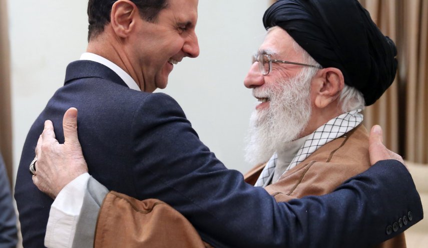 زيارة الرئيس الأسد الى إيران و لقائه بقائد الثورة 