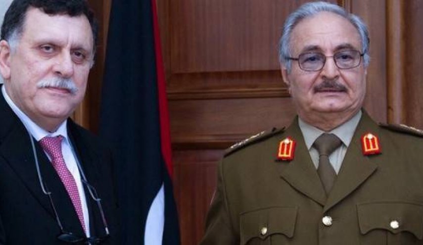 السراج وحفتر يؤكدان من أبو ظبي ضرورة إجراء الانتخابات في ليبيا