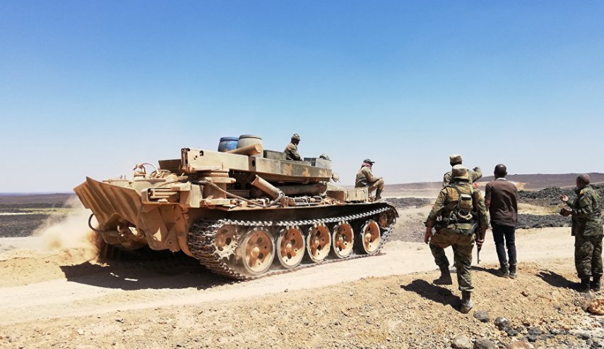 الجيش السوري يقصف مواقع 
