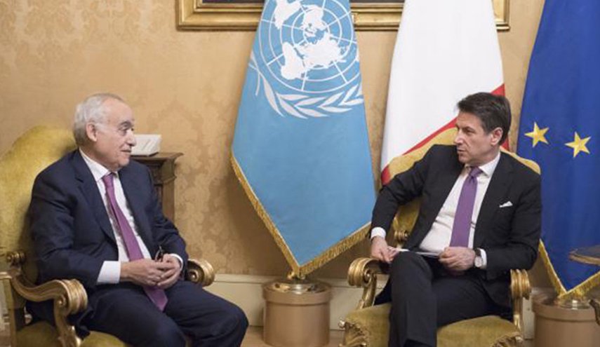 المبعوث الأممي ورئيس الوزراء الإيطالي یبحثان الاوضاع في ليبيا