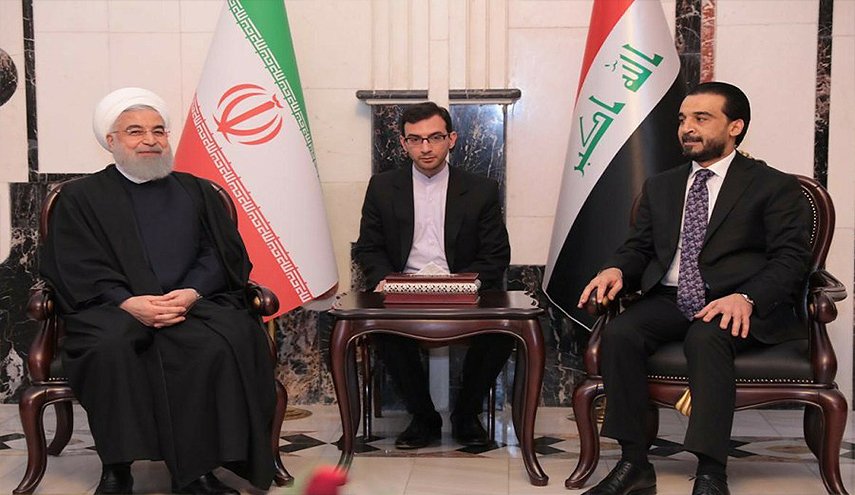 روحاني والحلبوسي وبحث سبل تطویر علاقات ايران والعراق