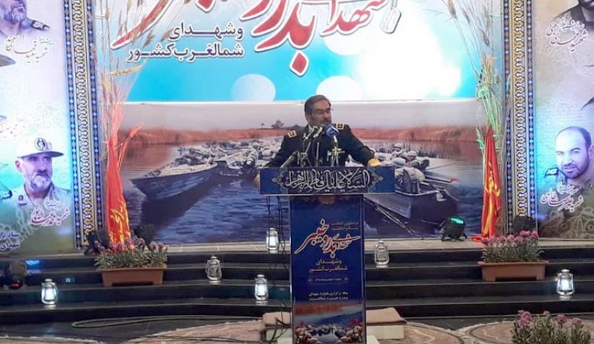 شمخاني: سنحول العام القادم لعام افشال الحظر ضدنا