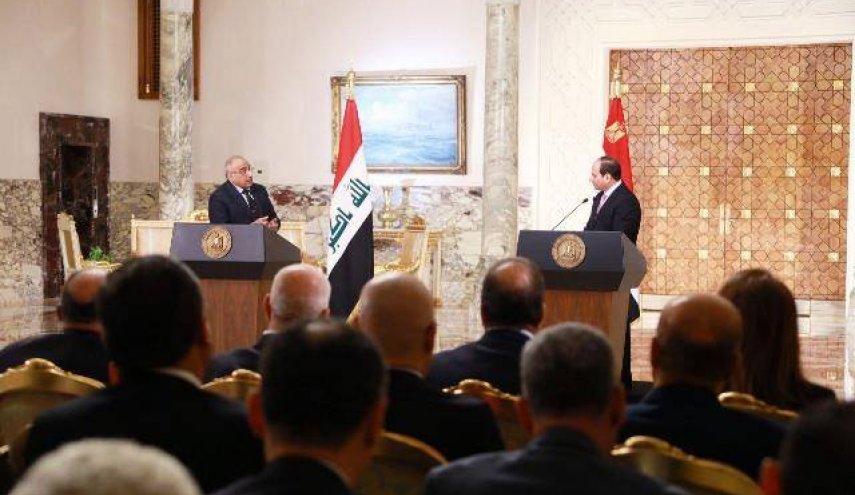 عبد المهدي: ننتظر زيارة السيسي الى العراق