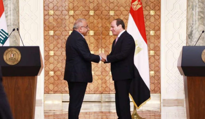 السيسي وعبد المهدي يؤكدان على أهمية التعاون 