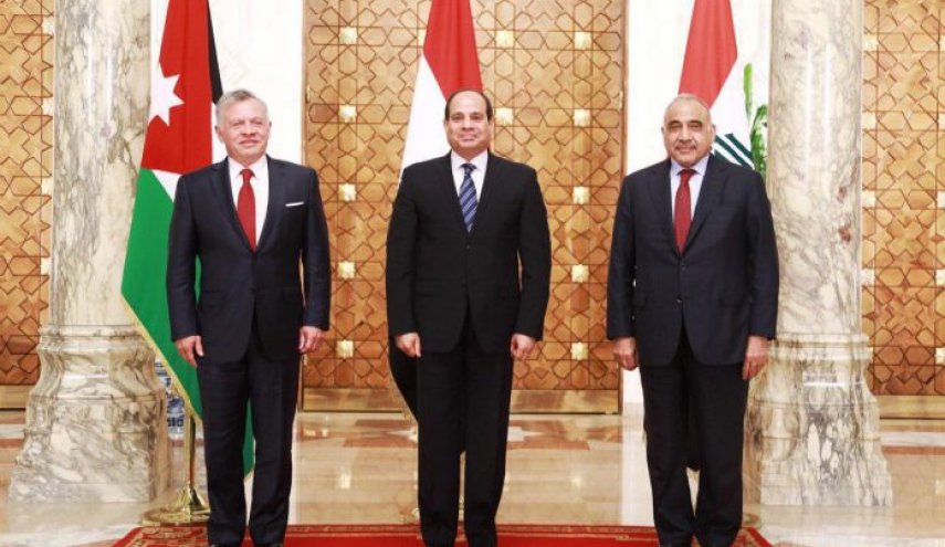 البيان الختامى المشترك الصادر عن القمة الثلاثية بين مصر والأردن والعراق 