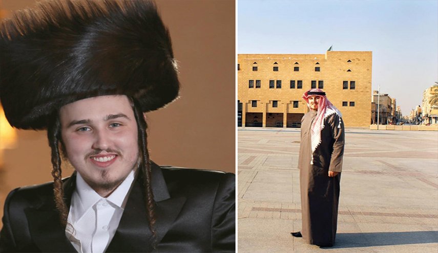 صحفي اسرائيلي يظهر بالزي السعودي وسط الرياض!