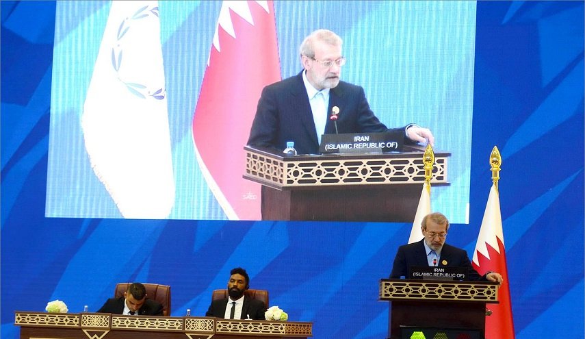 لاريجاني: السلوك الأميركي الوقح أضر بالسلام والأمن الدوليين