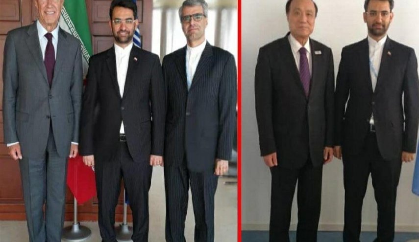 وزير الاتصالات الايراني يلتقي رؤساء منظمات دولية