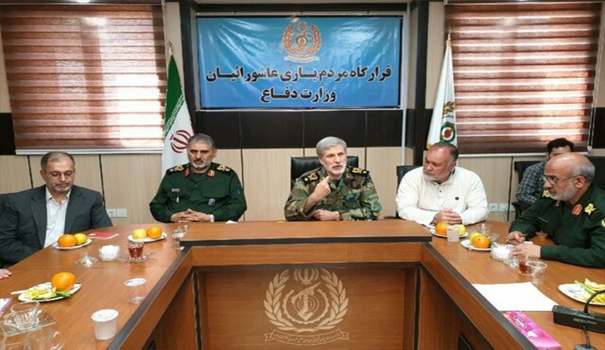  العميد حاتمي: هدفنا هو إعادة حياة المنكوبين بالسيول الی الحالة الطبيعية