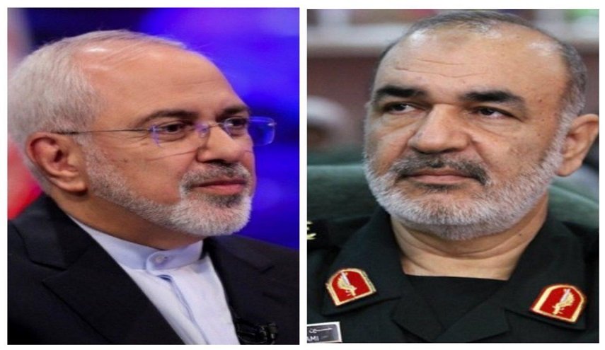 ظريف أول المهنئين بتعيين سلامي قائداً للحرس الثوري