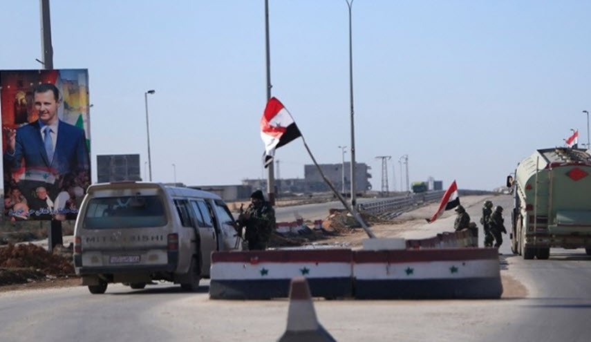 الجيش السوري يقصف تجمعات 
