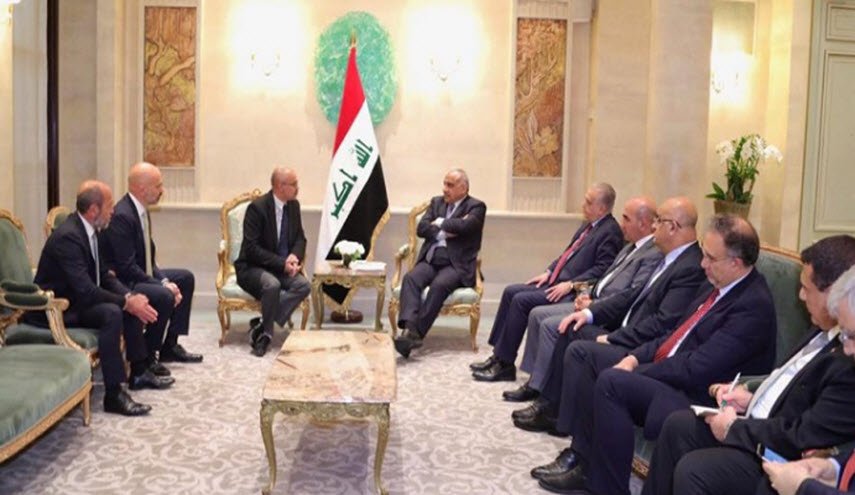 عبدالمهدي يتطلع لزيادة حضور الشركات الفرنسية في العراق