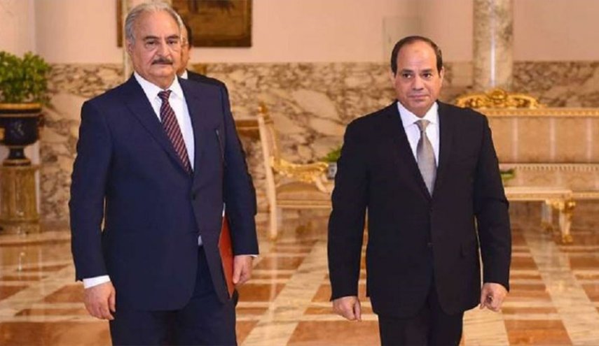 السيسي يستقبل حفتر في قصر الاتحادية بالقاهرة
