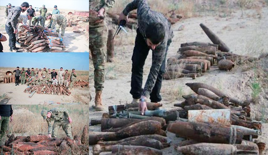الحشد يعثر على عشرات العبوات الناسفة جنوب غرب سامراء