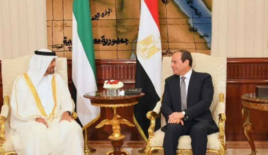 السيسي ومحمد بن زايد يبحثان تفجيرات الفجيرة 