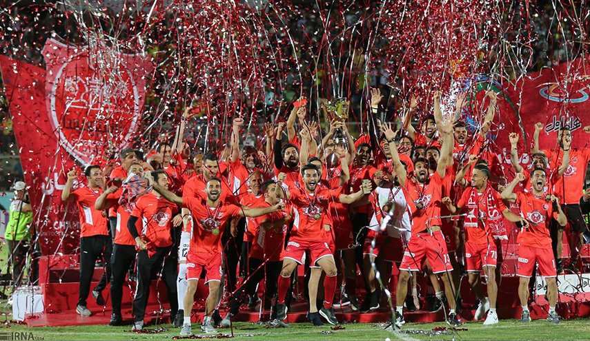 برسبولیس یحتفظ ببطولة الدوري الایراني للعام الثالث