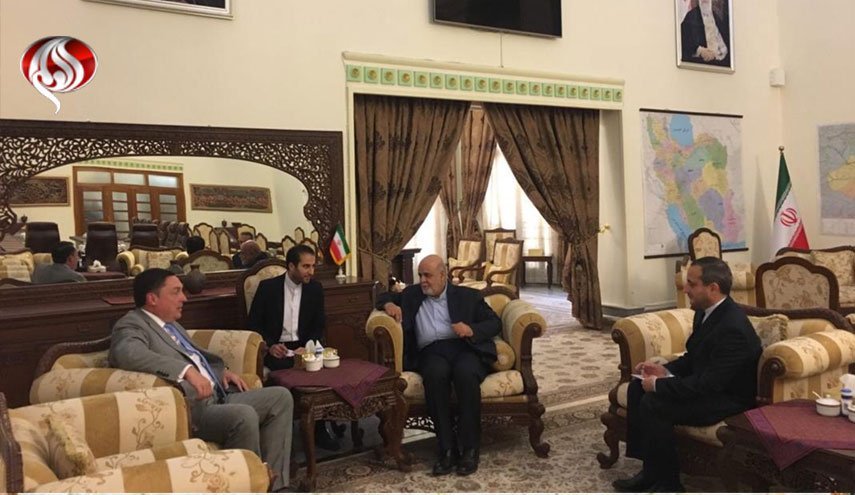 السفير الايراني في بغداد يستقبل نظيره البريطاني