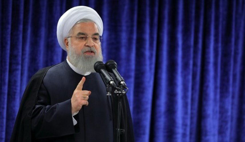 روحاني: سننتصر في ساحة المواجهة مع اميركا