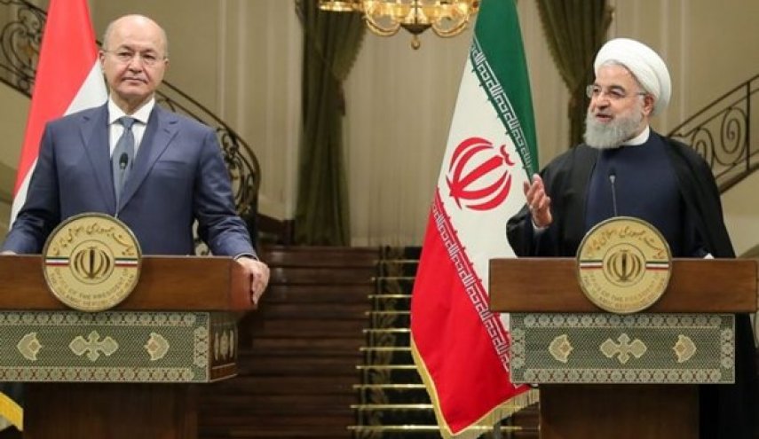 الرئيس روحاني يوجه دعوة لبرهم صالح لزيارة طهران