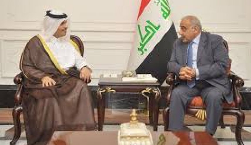 دیدار و گفت‌وگوی نخست‌وزیر عراق با امیر قطر در دوحه
