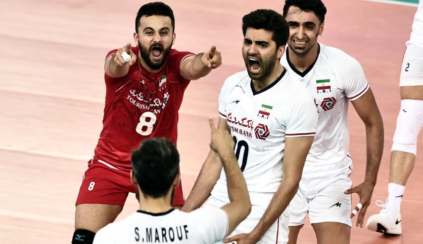 إيران تحقق فوزا ثمينا على ألمانيا وتتصدر الدوري العالمي للطائرة 2019