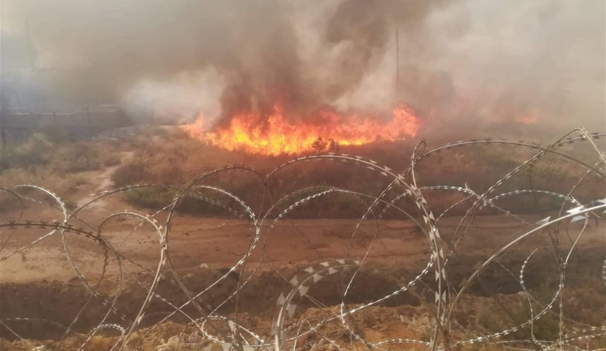 بالصور: اكتشاف الطريقة الخبيثة لاحراق المزارع بالعراق