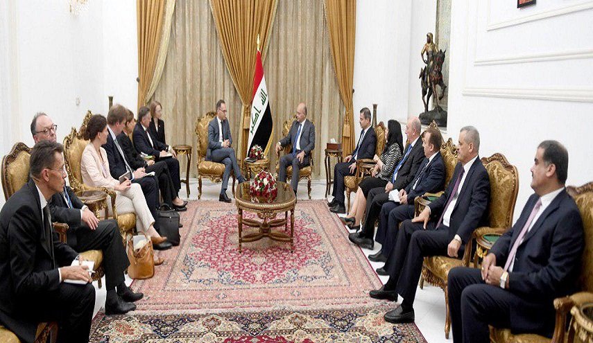 العراق يدعو المانيا لتنسيق المواقف بشأن ازمات المنطقة