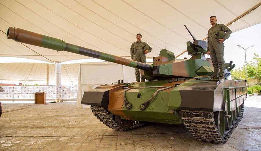 شاهد بالصور..الحشد الشعبي يدشن انموذج دبابة 'الكفيل'
