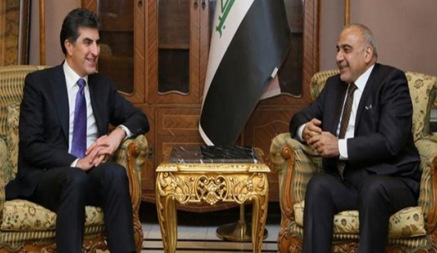 عبد المهدي يبحث 3 مسائل هذا الاسبوع مع الكردستاني