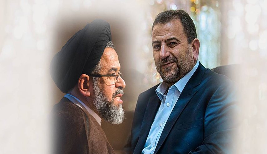 العاروري يلتقي وزير الأمن الإيراني