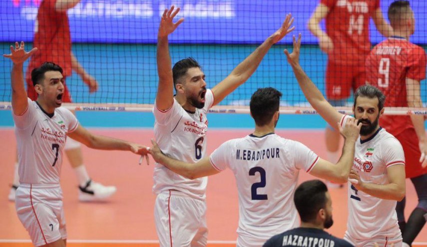 منتخب ايران لكرة الطائرة يكتسح منتخب روسيا بطل العالم