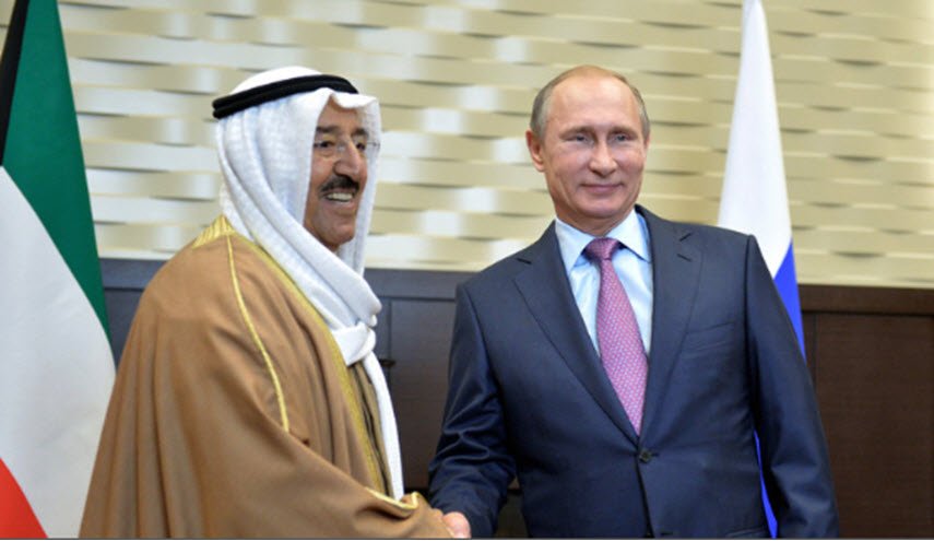 أمير الكويت يوجه دعوة لبوتين لزيارة بلاده