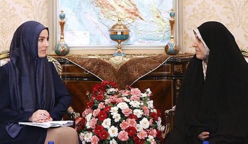 رئيسة الإتحاد البرلماني الدولي: إيران دولة رائدة في إستقبال المهاجرين