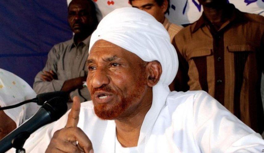 الصادق المهدي: نرفض التصعيد وتشكيل حكومة من جانب واحد