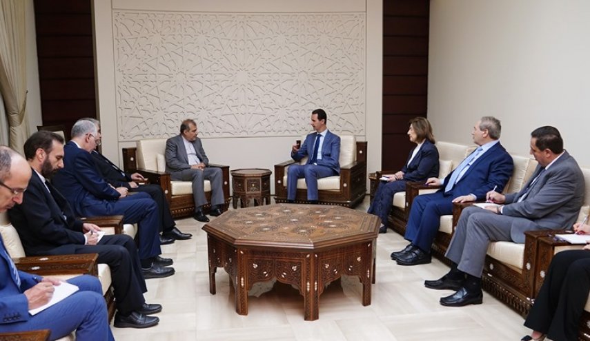 هذا ما دار بين الرئيس الاسد وكبير مساعدي وزير الخارجية الإيراني