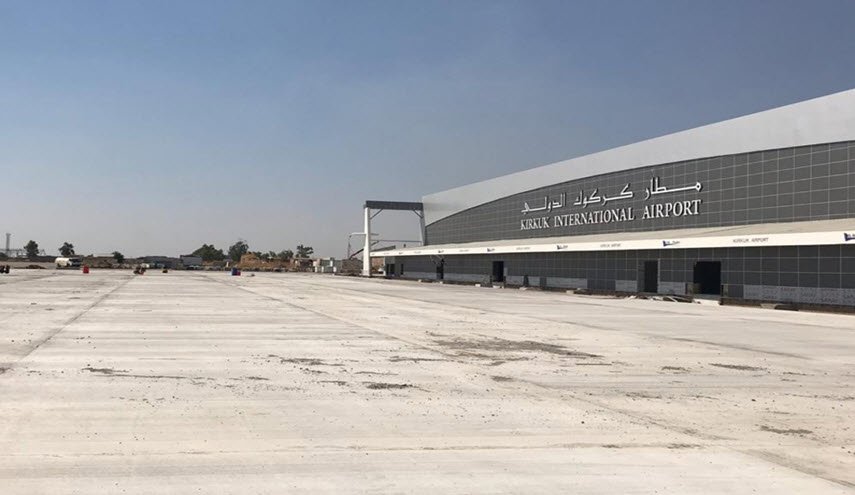 اندلاع حريق داخل مطار كركوك
