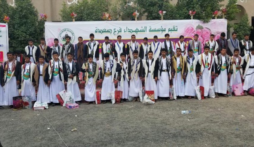 إقامة عرس جماعي بذمار وصعدة اليمنيتين