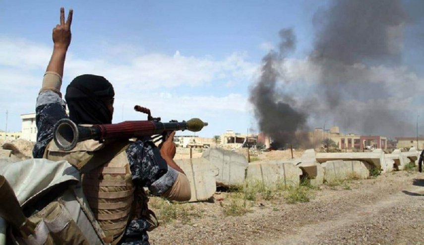 الحشد الشعبي يدمر عجلة لداعش في الموصل