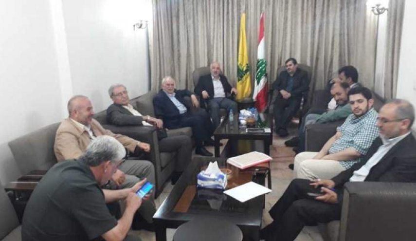 وفد ’جائزة فلسطين الدولية الايرانية’ في بيروت