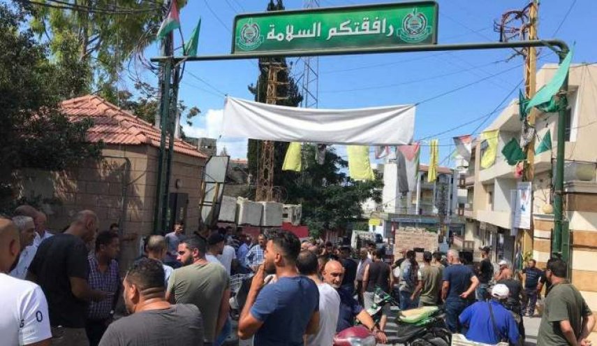 احتجاجات فلسطينية في صيدا على قرار وزير العمل اللبناني