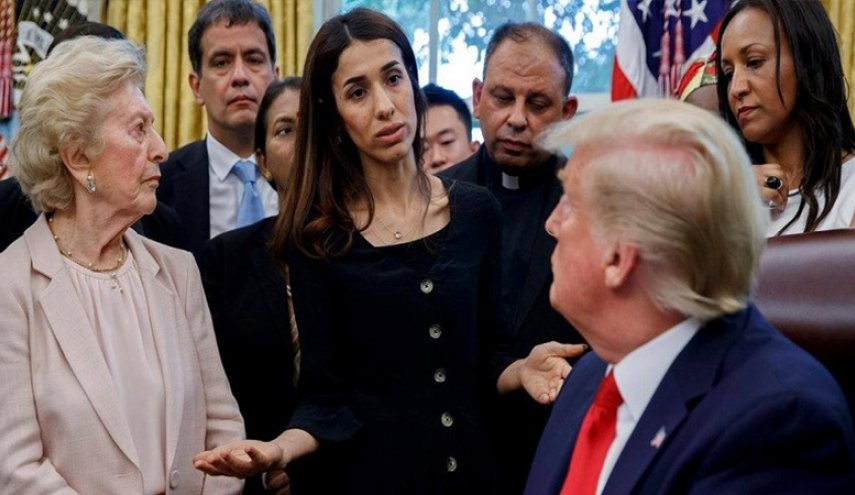 ترامب يفاجىء العالم بسبب سؤاله عن ‘بطلة الإيزيديين’
