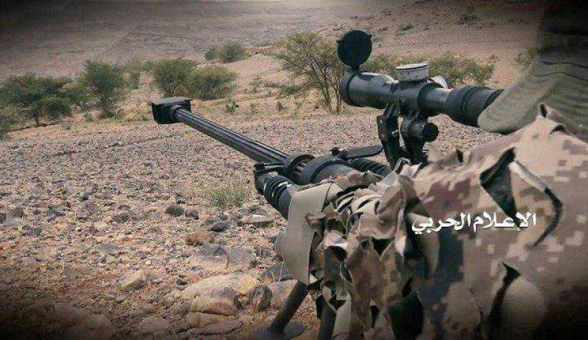 مصرع وجرح 25 عنصرا من مرتزقة العدوان السعودي بعمليات قنص 
