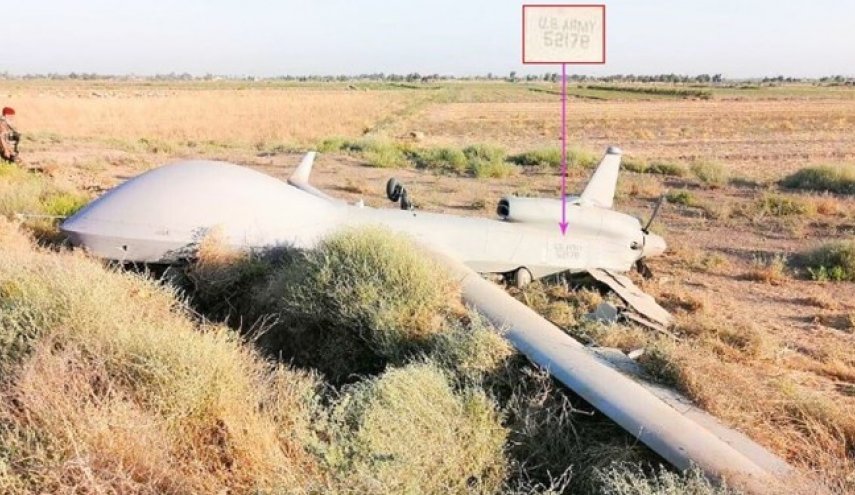 سرنگونی پهپاد جاسوسی آمریکا در شمال غرب بغداد
