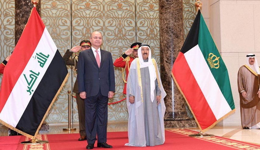 برهم صالح يهاتف أمير الكويت للاطمئنان على صحته