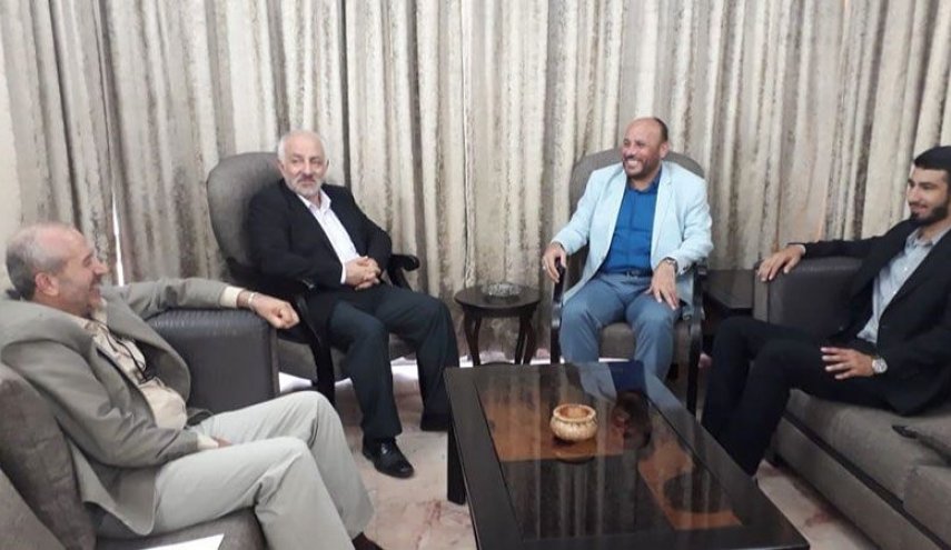 مسؤول الملف الفلسطيني في حزب الله يستقبل وفد حماس