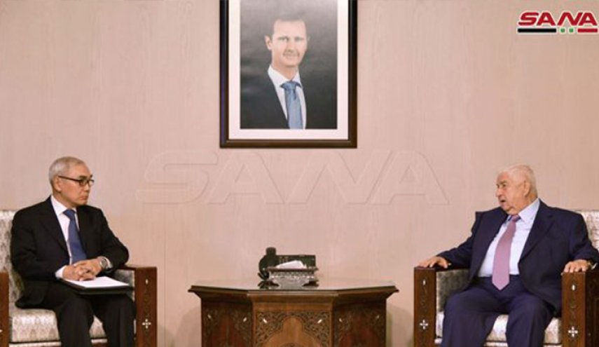 هذا مادار بين المعلم والمبعوث الصيني الخاص إلى سوريا