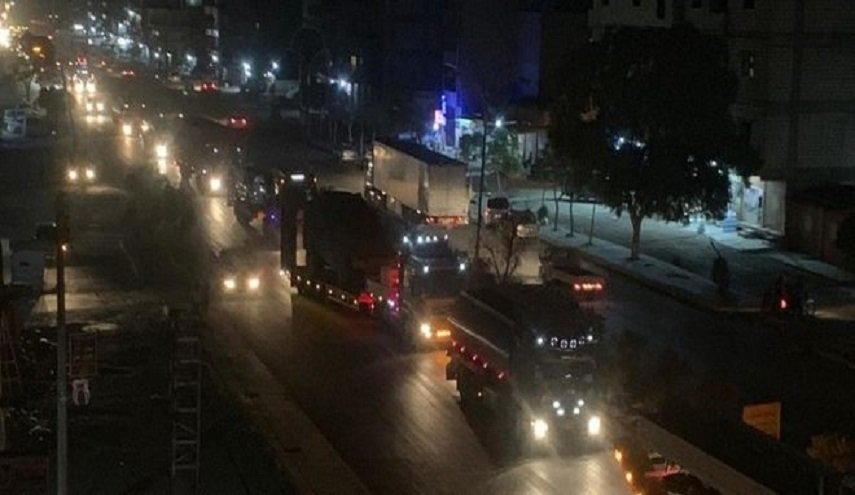 دخول شاحنة أسلحة أميركية الى مدينة القامشلي السورية