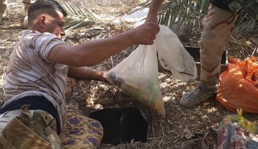 القوات العراقية تعثر على أوكار لإرهابيين في بعقوبة
